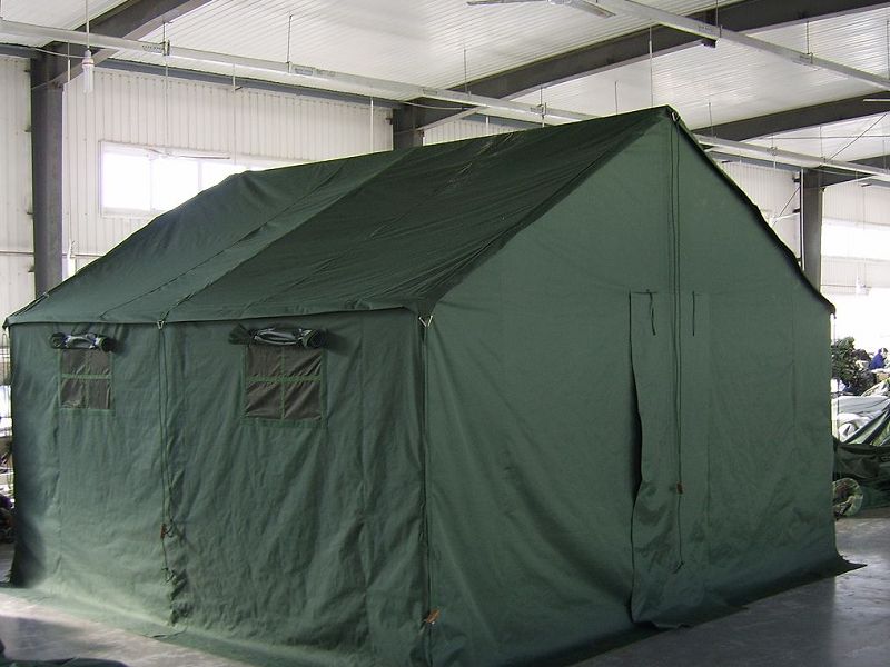 Tente en toile de surplus de l'armée pour 12 personnes
