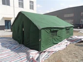 Tente militaire imperméable en toile de coton